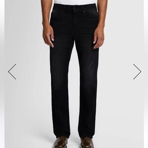 7 For All Mankind Austyn Comfort Luxe Black Jeans Black Onyx Waist 38